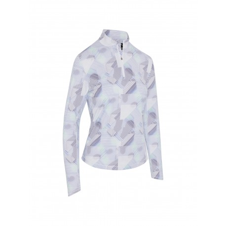 Callaway Active Geo Sun Protection dámské polo - Brilliant White