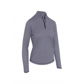 Callawaya Scarf Geo Sun Protection dámský top - Peacoat