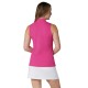 Callaway Sleeveless Rib Play Zip Mock dámské polo - Fuchsia Purple