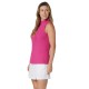 Callaway Sleeveless Rib Play Zip Mock dámské polo - Fuchsia Purple