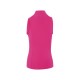 Callaway Sleeveless Rib Play Zip Mock dámské polo - Fuchsia Purple