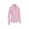 Callaway Deco Geo Sun Protection dámský top - Fuchsia Purple