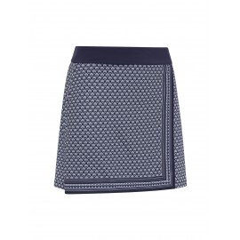 Callaway Scarf Geo Print Asymmetrical golfová sukně - Peacoat