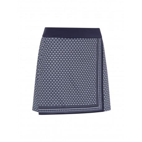 Callaway Scarf Geo Print Asymmetrical golfová sukně - Peacoat