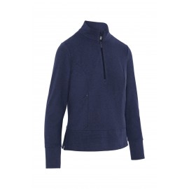 Callaway 1/4 Zip Micro Fleece dámská mikina - Peacoat Heather