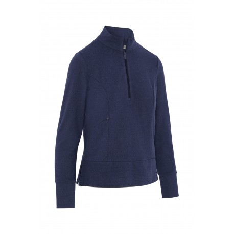 Callaway 1/4 Zip Micro Fleece dámská mikina - Peacoat Heather