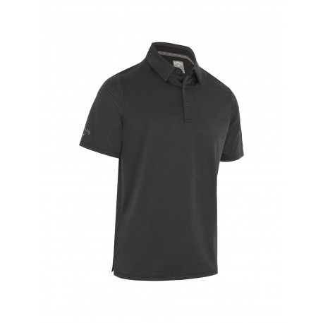 Callaway Chev Twill Jacquard pánské polo - Caviar