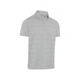 Callaway Logo Jacquard pánské polo - Quarry