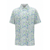 Callaway Nautical Conversational Print pánské polo - Bright White