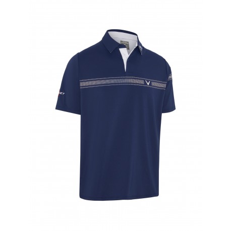 Callaway Odyssey Block pánské polo - Peacoat