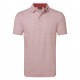 FootJoy Scallop Geo Pique pánské polo - Nantucket Red