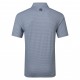 FootJoy Scallop Geo Pique pánské polo - Navy