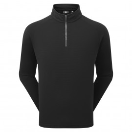 FootJoy Wordmark Chill-Out pánská mikina - Black/Charcoal
