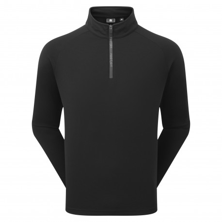 FootJoy Wordmark Chill-Out pánská mikina - Black/Charcoal