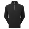 FootJoy Wordmark Chill-Out pánská mikina - Black/Charcoal