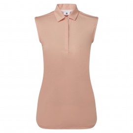 FootJoy Sleeveless Lisle dámské polo - Desert Peach