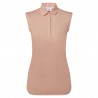 FootJoy Sleeveless Lisle dámské polo - Desert Peach