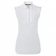 FootJoy Sleeveless Lisle dámské polo - White