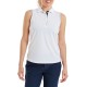 FootJoy Sleeveless Lisle dámské polo - White