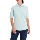 FootJoy Half Sleeve Ruched Lisle dámské polo - Glacial