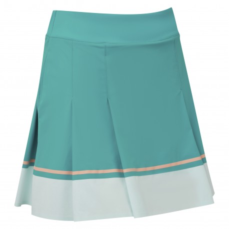FootJoy Pleated 43cm dámská sukně - Tile Blue/Glacial Blue