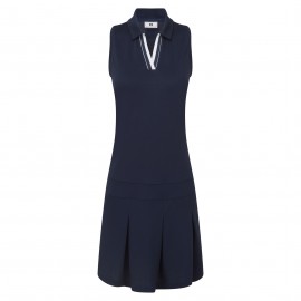 FootJoy Pleated dámské golfové šaty - Navy/White