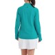 FootJoy Half-Zip Midlayer dámská mikina - Tile Blue