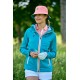 FootJoy Hydroknit dámská bunda do deště - Tile Blue/White/Desert Peach