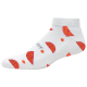 FootJoy ComfortSof Sportlet Fruit 3-pair dámské ponožky - White