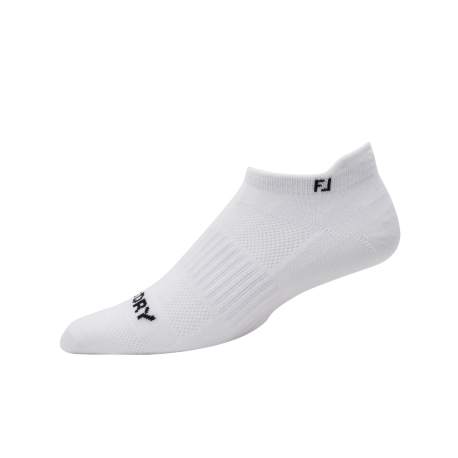 FootJoy ProDry Lightweight Roll Tab 3-pair dámské ponožky - White
