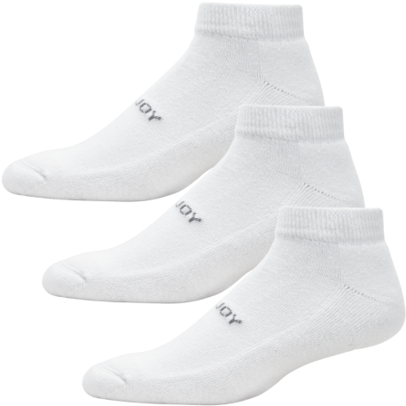FootJoy ComfortSof Sport 3-Pair pánské ponožky - White