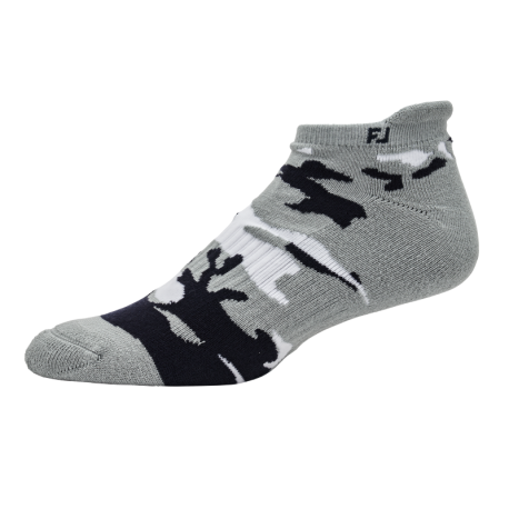 FootJoy ProDRY Roll-Tab Camo pánské ponožky - Grey