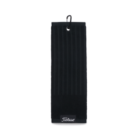 Titleist Trifold Cart golfový ručník - Black