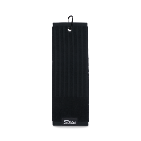 Titleist Trifold Cart golfový ručník - Black