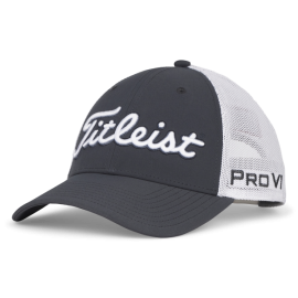 Titleist Tour Performance Mesh pánská golfová kšiltovka - Charcoal/White