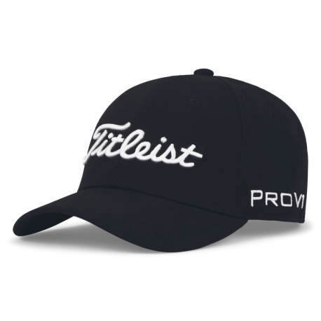 Titleist Junior Tour Performance dětská golfová kšiltovka - Black/White