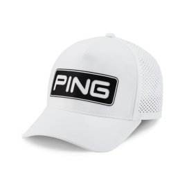 Ping Tour Vented Delta Cap pánská kšiltovka - White
