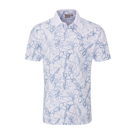 Ping Orlando pánské polo - White/Stellar