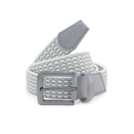 Ping Stretch pánský pásek - Pearl Grey/White