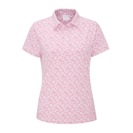 Ping Aeria dámské golfové polo - Fuchsia Foliage