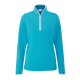 Ping Abigale Mid-Layer dámská mikina - Turquoise