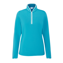 Ping Abigale Mid-Layer dámská mikina - Turquoise