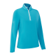 Ping Abigale Mid-Layer dámská mikina - Turquoise