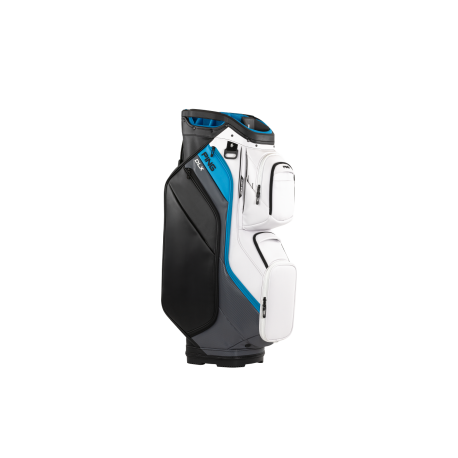Ping DLX Cart Bag - White/Dark Grey/Blue