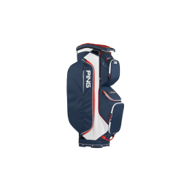 Ping Traverse Cart Bag - Navy/White/Red