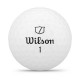 Wilson Staff Triad golfové míčky bílé, 12 ks