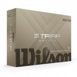Wilson Staff Model X golfové míčky bílé, 12 ks