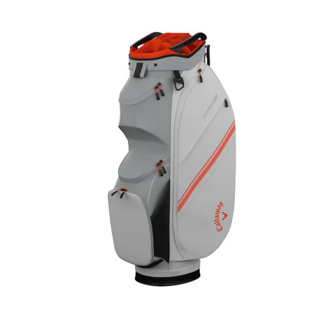 Callaway Chase 14 Cart Bag - White/Silver/Orange