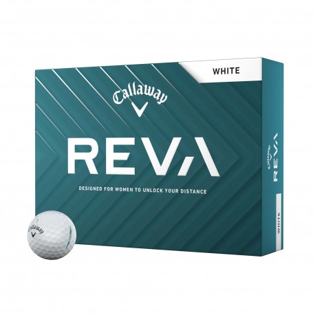 Callaway Reva Pearl golfové míčky bílé, 12 ks