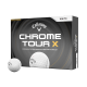 Callaway Chrome Tour X golfové míčky bílé, 12 ks